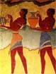 Artwork in Heraklion Knossos Palace, Greece