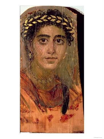 Portrait of a Woman from Fayum, Romano-Egyptian, 131-161 Ad